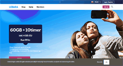 Desktop Screenshot of lebara.dk